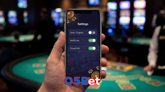 Game list for Q5Bet app section