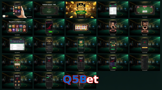 Main screen of Q5Bet bet page for PK players