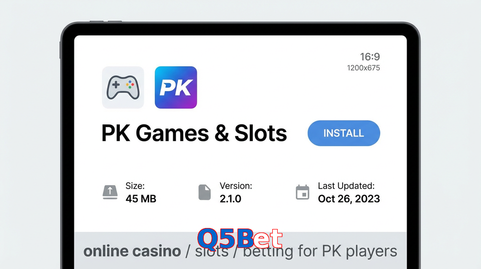 Game list for Q5Bet gameapk section