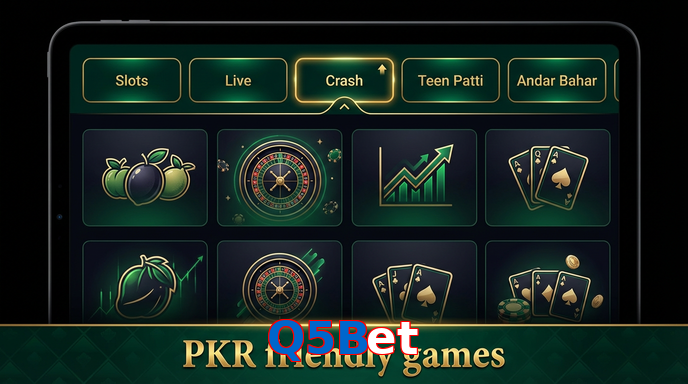 Game list for Q5Bet games section