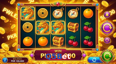 Main screen of Q5Bet pg page for PK players